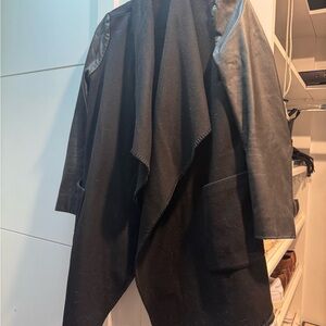 All Saints Black Trench Coat